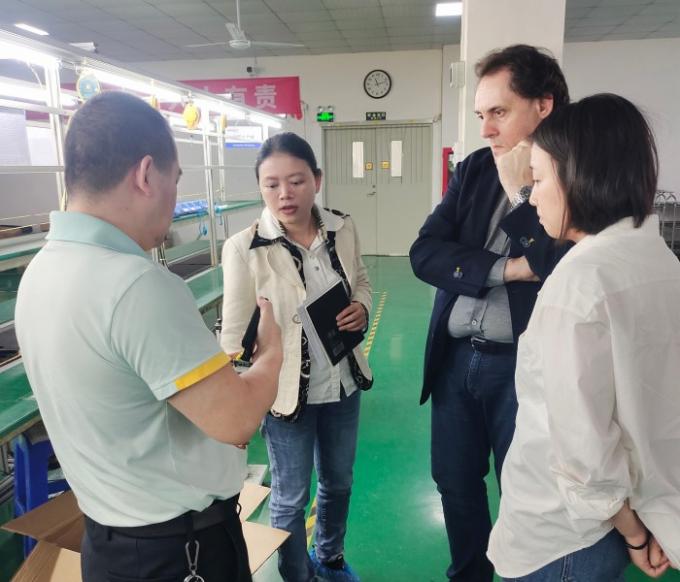 Fábrica de la visita PROCET del cliente